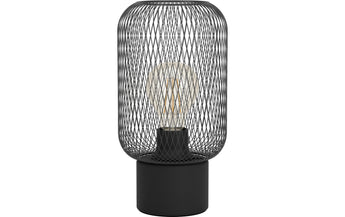 EGLO Leuchten Tischleuchte WRINGTON schwarz exkl. E27 1x60W