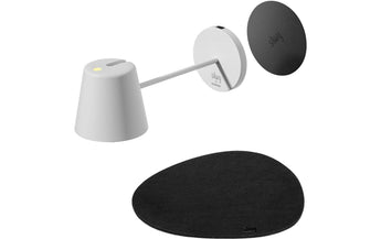 Silwy Magnet-Leuchte Portofino White inkl. Platzset und Pad