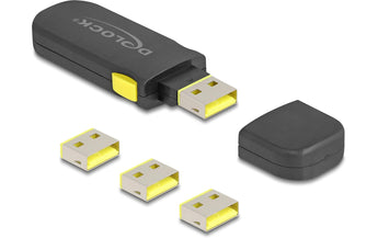 Delock USB Port Blocker Set USB-A Stecker - USB-A Buchse