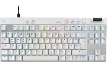 Logitech Gaming-Tastatur Pro X TKL Rapid Weiss