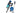 CLEANmaxx Akku-Hand- und Stielsauger Grau / Blau