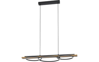 EGLO Leuchten LED-Pendelleuchte BOYAL LED 2 x 12.5W 3000K Braun