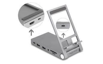 Delock Dockingstation 4K HDMI / USB / Hub / SD / Micro SD / PD 3.0