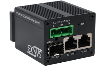 Exsys PoE+ Switch EX-62010POE-SFP 3 Port