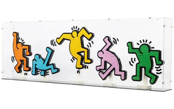 iDisplayit Acryl-Display für Keith Haring Tanzende Figuren 31216