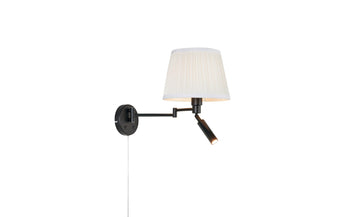 Markslöjd Pivot Wandleuchte Beige/Schwarz