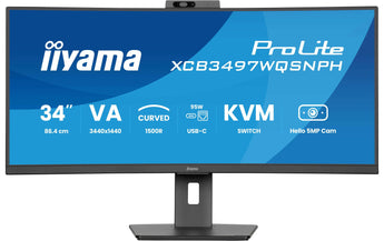 iiyama Monitor ProLite XCB3497WQSNPH-B1 34 , 3440 x 1440 (UWQHD)