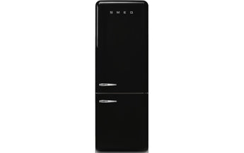 SMEG Kühl-Gefrierkombination FAB38RBL6 Schwarz, Rechts