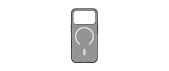 Rhinoshield Back Cover JellyTint MagSafe iPhone 17 Pro Ash Black