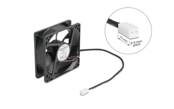 Delock PC-Lüfter 5 V DC, 80 x 80 x 25 mm