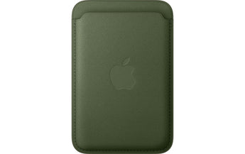 Apple iPhone Fine Woven Wallet mit MagSafe Moosgrün