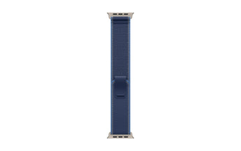 Apple Trail Loop 49 mm Blue/Bright Blue S/M Natural Titanium