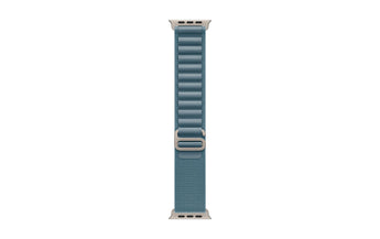 Apple Alpine Loop 49 mm Light Blue Natural Titanium Medium