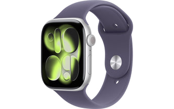 Apple Watch Series 11 46 mm LTE Silver Alu Purple Fog Sport M/L
