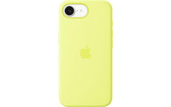 Apple Back Cover Silicone MagSafe Case iPhone 16e Neongelb