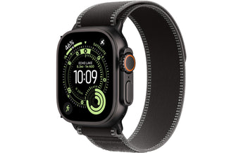 Apple Watch Ultra 3 Black Titanium Black Charcoal Trail Loop S/M