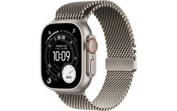 Apple Watch Ultra 3 Natural Titanium Milanese Loop M