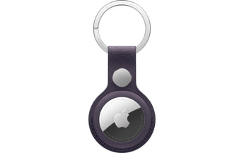 Apple AirTag Schlüsselanhänger aus Feingewebe Mitternachtsviolett