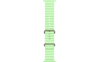 Apple Ocean Band 49 mm Neon Green Natural Titanium