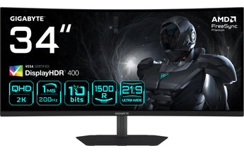 Gigabyte Monitor G34WQC2 34 , 3440 x 1440 (UWQHD)