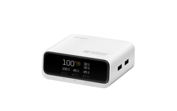 4smarts Ladestation GaN Screen 100W 3C+2A