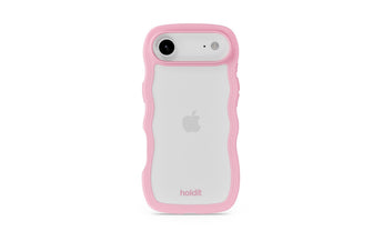 Holdit Back Cover Wavy iPhone Air Transparent/Pink