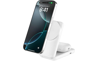 Belkin Wireless Charger UltraCharge 2in1 eckig, Weiss