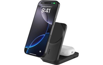 Belkin Wireless Charger UltraCharge 2in1 eckig, Schwarz