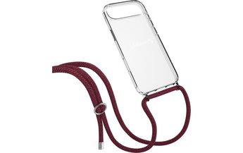 Urbany's Necklace Case RED WINE iPhone Air Silber Ring