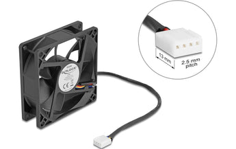 Delock PC-Lüfter 24 V DC, 80 x 80 x 25 mm