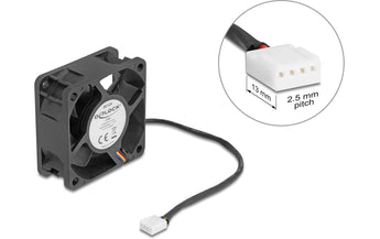 Delock PC-Lüfter 12 V DC, 60 x 60 x 25 mm