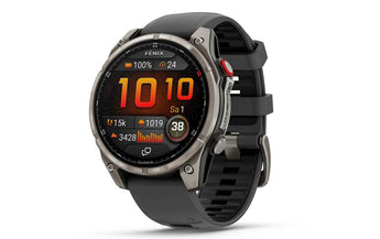 GARMIN GPS-Sportuhr f nix 8 Pro AMOLED Schwarz/Graphite