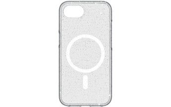 White Diamonds Back Cover Mag Glitter Transparent für iPhone 16e