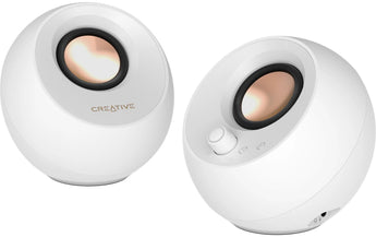 CREATIVE PC-Lautsprecher Pebble Pro weiss