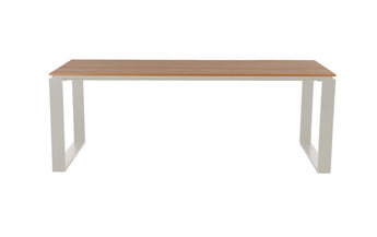Schou Martinus 210 x 100 x 75cm – Grau, Teak