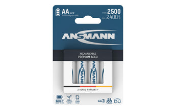 Ansmann Akku Typ 2500 NiMH AA 2500 mAh, 4 Stück