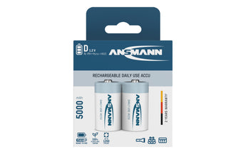 Ansmann Akku Typ 5000 NiMH D 5000 mAh, 2 Stück
