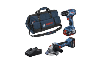 Bosch Professional Akku-Werkzeugset GSR + GWS + 2x 4.0Ah + GAL