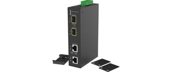 Axis Medienkonverter TU8008 Ethernet zu Glasfaser 2xSFP, 2xRJ45