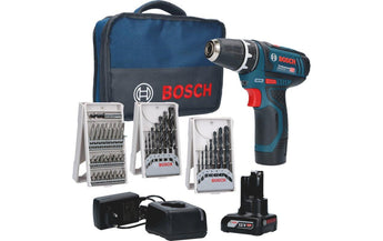Bosch Professional Akku-Bohrschrauber GSR 12 V-15 Kit 1x 4.0 Ah + 1x 2.0 Ah