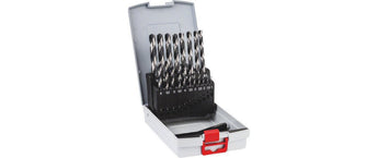 Bosch Spiralbohrer-Set HSS PointTeQ, 19-teilig