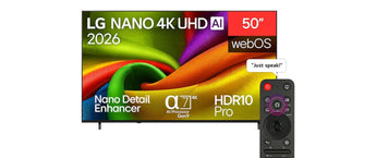 LG TV 50NU850B6LA 50, 3840 x 2160 (Ultra HD 4K), LED-LCD