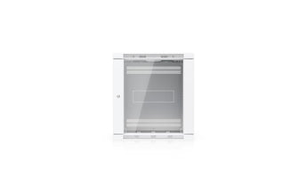Ubiquiti Wandschrank 12U Rack 19 / 12HE / Weiss, Glastür