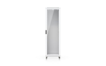 Ubiquiti Netzwerkschrank 42U 42HE / Weiss, Glastür