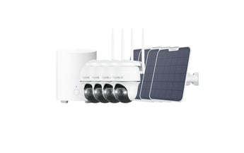 Reolink Überwachungsset 4x Argus B440 4x Solar panel + Hub mini