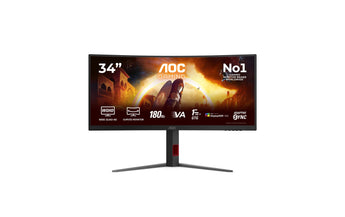 AOC CU34G4CA Curved Ultrawide 34 Zoll WQHD 180 Hz