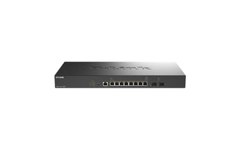 D-Link DXS-1210-10MP/E 8x 10G BASE-T PoE++, 2x 10G SFP+, Schwarz