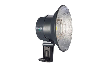 Elinchrom Quadra Pro Head mit LED-Einstelllicht und Reflektor