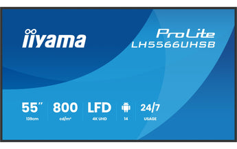 iiyama Public Display ProLite LH5566UHSB-B1AG 55
