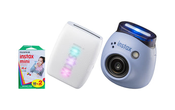 Fujifilm Fotokamera Instax Pal inkl. mini Link 3 und Film Blau